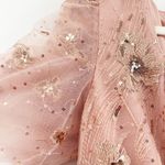 NWT JessaKae Womens Fairycore Eloise Floral Puff Sleeve Sequin Princess Dress XL Pink Photo 7