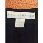 The Limited  Black Linen Blend Pleated High Waist Shorts Size 8 Photo 2
