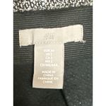 H&M  Women's Black White Tweed High Waisted Zipper Mini Straight Pencil Skirt 2 Photo 3