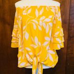 Tyche Bright Yellow Blouse Photo 0