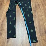 Tipsy Elves  Womens Christmas Tree Leggings Shiny Black Green Size Large Festive Photo 8
