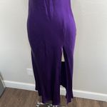 Frederick's of Hollywood Vtg 90s Y2K Sz S Babydoll Silk Purple Midi Slip Dress Sexy Lingerie Whimsigoth Photo 3