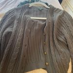 Wild Fable Green Button Up Sweater  Photo 3