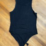 KOAJ Womens Medium Black “Out Of Your League” High Neck Bodysuit Skater Punk GUC Photo 1