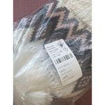 Hat Attack Fair Isle Beanie in Ivory Pink New Womens Winter Hat White Photo 6