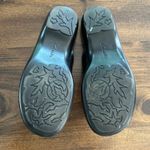 Clarks Artisan Mules Black Leather Wedge Slip On Comfort Shoes Women's Size 7.5 Photo 5