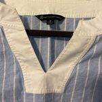 Brooks Brothers Striped Lace Up Bow Top Photo 1