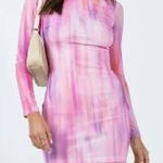 Princess Polly Dress Pink Mini Long Sleeve Photo 0