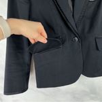 Armani Exchange Academia Collegiate School Crest Patch 3/4 Sleeve Blazer Jacket Photo 4