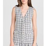 Likely Franco Ruffled Hem Mini Dress in Grey Multi Size US 2 Photo 12