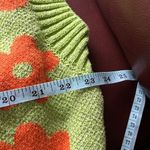 ZARA  Fun Retro Floral Sweater Vest type Small Oversized New Photo 6