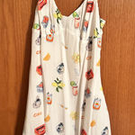 Princess Polly  White Dress with Vibrant Illustrations Photo 0