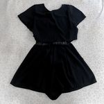 Sans Souci Black Lace Romper Photo 0