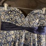 BCBGMAXAZRIA Blue Maxi Dress Size 8 Photo 2