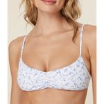 ANDIE Swim The Symi Bikini Top Blue Ditsy Bloom Size XXXL, NEW WITH TAG Photo 2