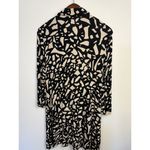Chico's  TRAVELERS Pebblestone Sydney Tunic Shirt Dress Black/Ecru Sz‎ 2-L/12 Photo 1