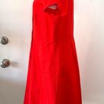 Ann Taylor Orange Linen Blend Dress NWT Photo 2