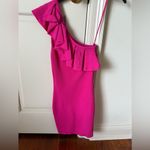 DO+BE  Pink ruffle one shoulder mini dress Photo 1