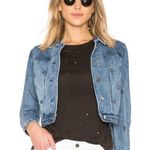 Obey  denim star cropped jacket Photo 0