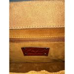 Patricia Nash New Chauny Floral Tooled Leather Satchel Handbag Purse Blue Coral Photo 7