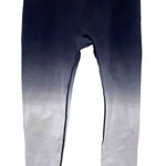 Zyia Black and White Ombre Performance High-Rise 7/8 Leggings Medium Athletic Photo 0
