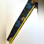 ZARA Floral Sheer Blouse Women’s | Sz Large | Shimmer | Blue, Yellow, Black Photo 7