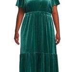 Terra & Sky Velvet Dress Photo 0