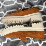 Portland leather Co Patina chunky Zoe Penny loafers in fawn suede size 10.5 Tan Photo 2