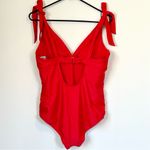 Shade & Shore NEW Vibrant Red One-Piece Swimsuit - Size: Large Photo 9