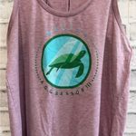 Women’s light purple Belize Aggressor III turtle racerback tank top Small Photo 1