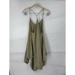Lovestitch  Handkerchief Dress Women Medium Green Granolagirl Beach Western Indie Photo 1