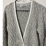 Boston Traders Vintage Cable Knit Cardigan Sweater M Neutral Tones Button Front Photo 1