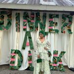 Mac Duggal Green Floral Chiffon Gown Photo 5