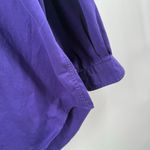 Vintage 90s Disney Store Shirt Medium Button Embroidered Seven Dwarfs Snow White Purple Photo 9