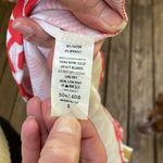 Alythea  Tomato Red and White Fit Flare Midi/Mini Dress Size Small Photo 4