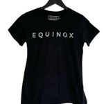 Equinox Black Women’s Shirt Fitted Graphic Tee Medium Fitness Life Gym Clubcore Photo 0