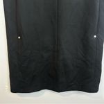 Lafayette 148 Black Cyra Lace Panel Square Neck Short Sleeve Shift Dress Medium Photo 14