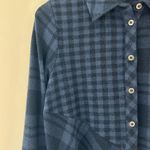 Soft Surroundings Flannel Fleece Button Down Sz S Photo 2