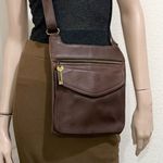 Fossil Vintage 1954 75082 New American Classic Brown Genuine Leather Crossbody Photo 0