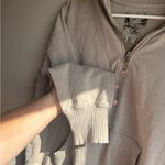 C&C California  Women’s Tan Cream 1/4 Zip-Up Sweater Sunwashed XL Photo 6