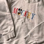 Disney Vintage Embroidered Mickey Crewneck Sweatshirt Photo 0