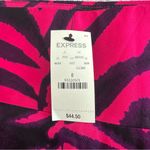 EXPRESS NEW! Hot Pink Palm Leaves Print Mini Skirt 80’s Punk Glam Goth Size 8 Photo 3