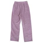 Angel Cult Soft Textured Plush Fleece Drawstring Jogger Lounge Pants‎ Medium Pink Photo 1