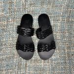 Ancient Greek Sandals Melia Woven Braided Leather Sandals in Black Size 6 Photo 6