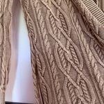 SER.O.YA Cable Knit Cardigan Tan Photo 5