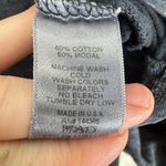 Hailey & Co. Antiqued Black Floral Long Sleeve Cotton Modal Pullover Top Size XS Photo 7