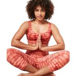 Athleta Elation Printed Capri Tight, Tahiti Island Coral SIZE 3X NWT Photo 9