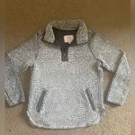 Cozy Sherpa Pull-Over Quarter Zip Sweat Shirt Photo 0