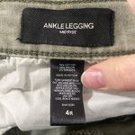 EXPRESS olive distressed ankle legging skinny jeans fringe hem size 4 Photo 10