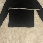 Heart & Hips Black Long Sleeve Henley Top Photo 4